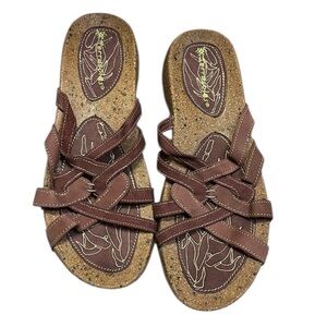 Terrasoles Brown Cork Bed Sandals